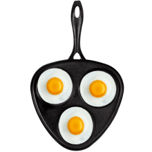 frigideira de ferro Gallus para ovo, 3 ovos, frigideira egg, varios ovos santana, fritar